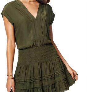 Ramy Brook Vanessa Smocked Waist Dress Size XXS